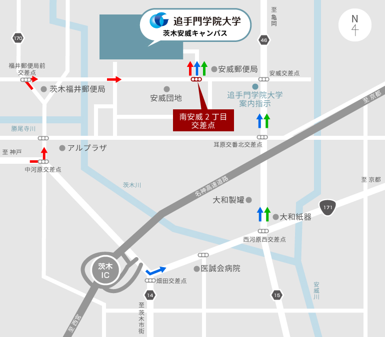 自動車でのアクセス